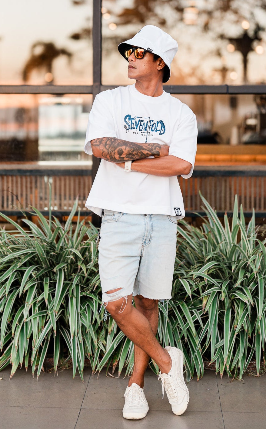 The Seventh Line Collection Christian Streetwear Boxy Cropped T-Shirt – Faith Streetwear