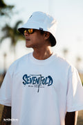 The Seventh Line Collection Christian Oversized White T-Shirt – Faith Streetwear