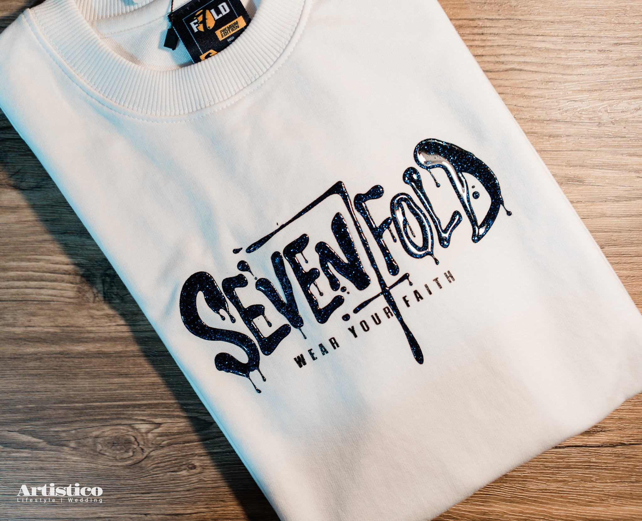 The Seventh Line Collection Christian Oversized White T-Shirt – Faith Streetwear