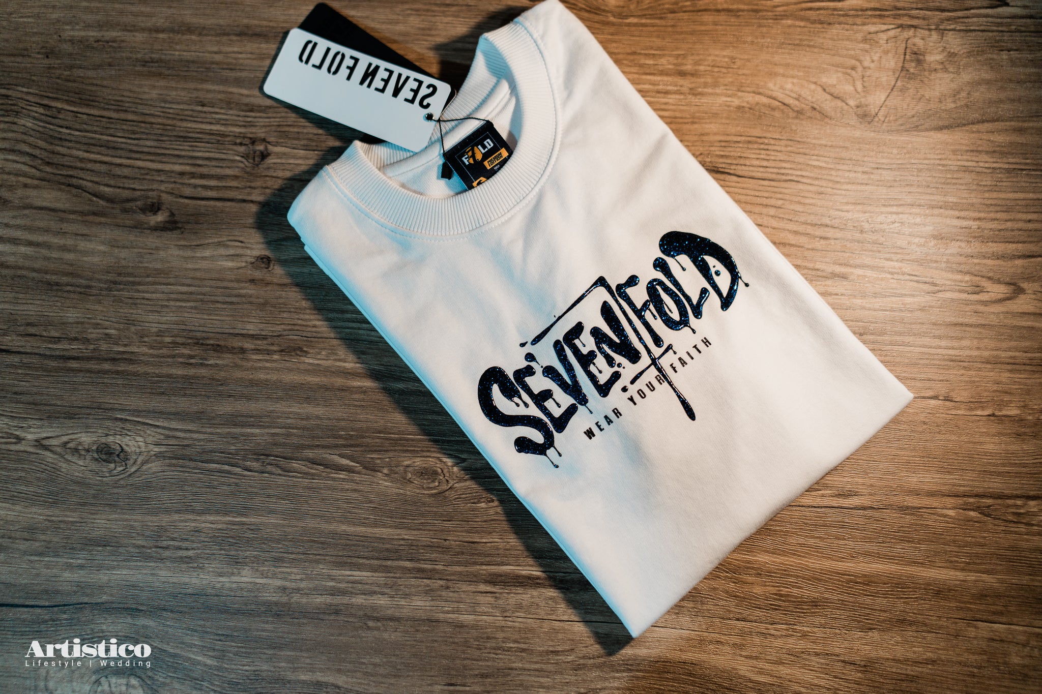 The Seventh Line Collection Christian Oversized White T-Shirt – Faith Streetwear