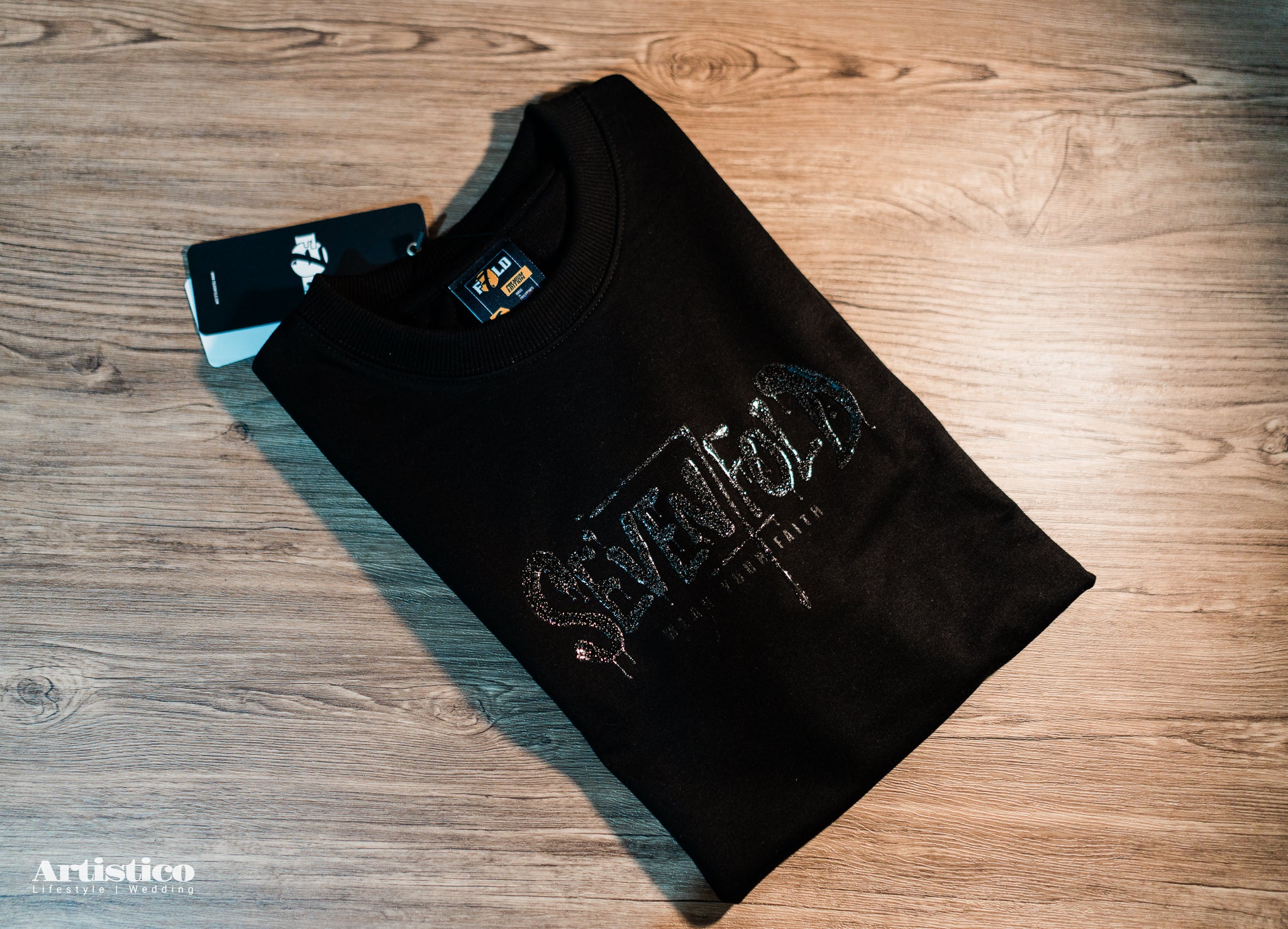 The Seventh Line Collection Christian Streetwear Black Oversized T-Shirt – Faith Streetwear